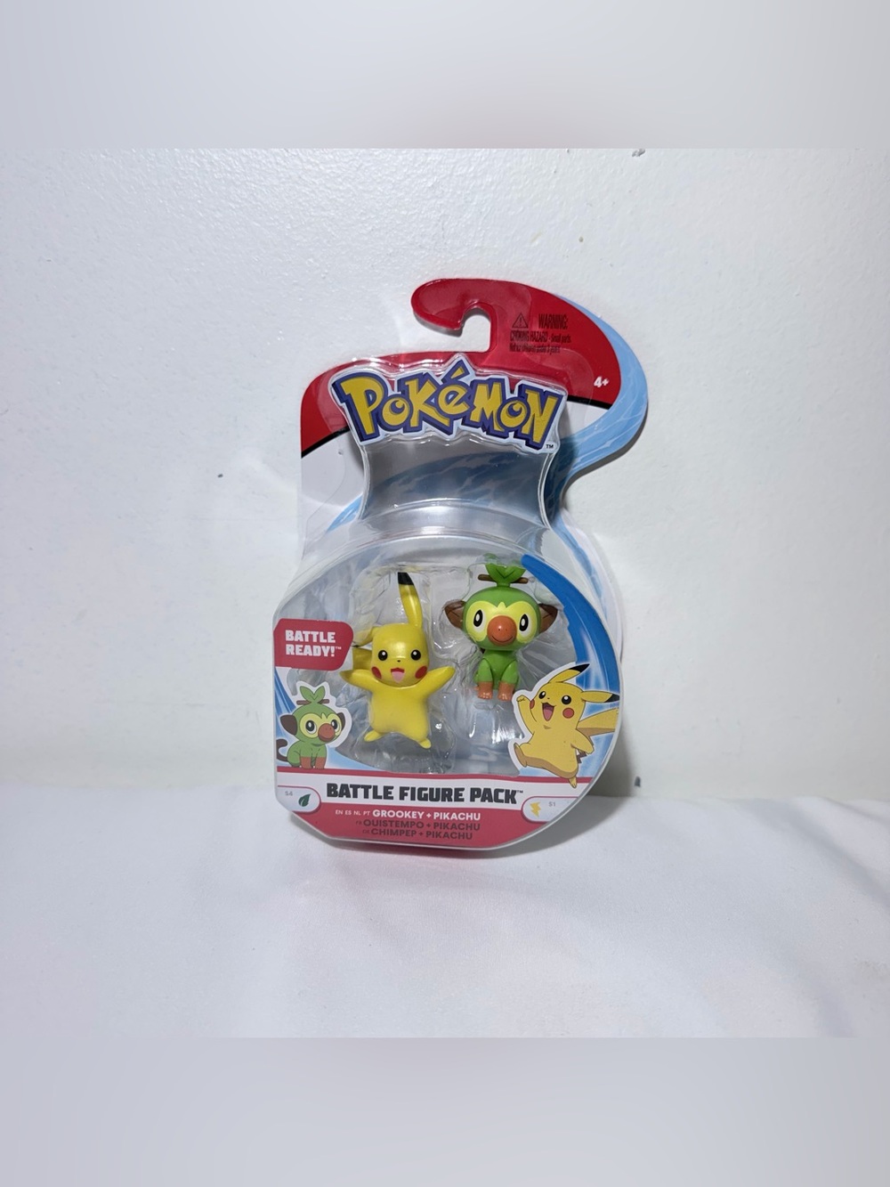 Pokémon Battle Figures pack, Grookey & Pikachu